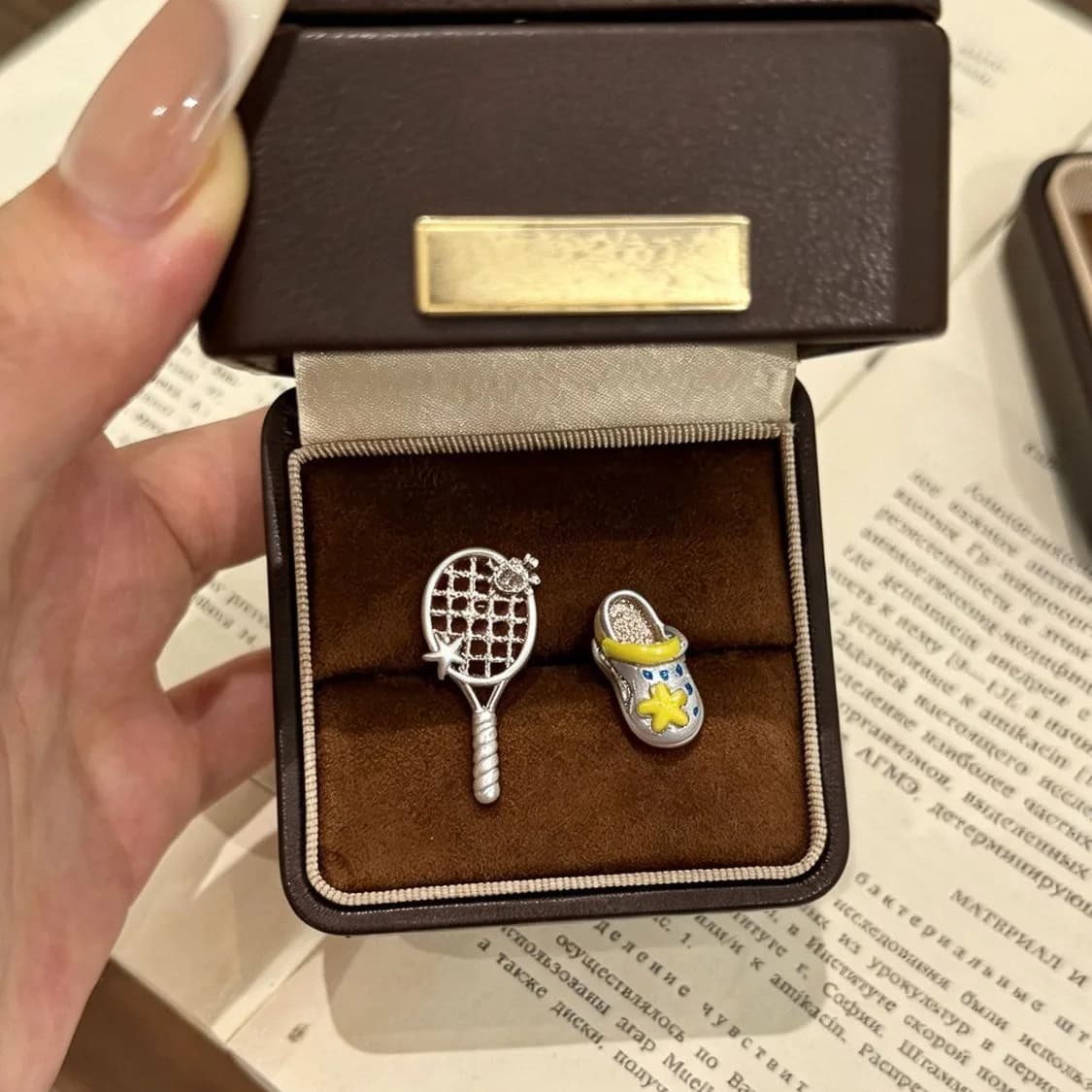 Tennis Racket and Shoe Earrings thumbnail 5