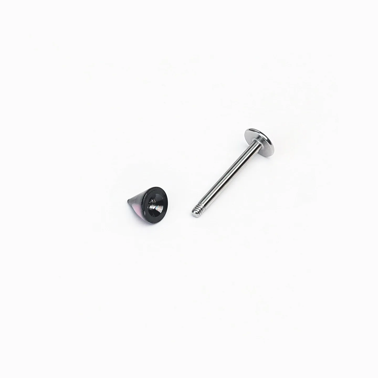 Black And Pink Cat Ear Lip Studs thumbnail 4