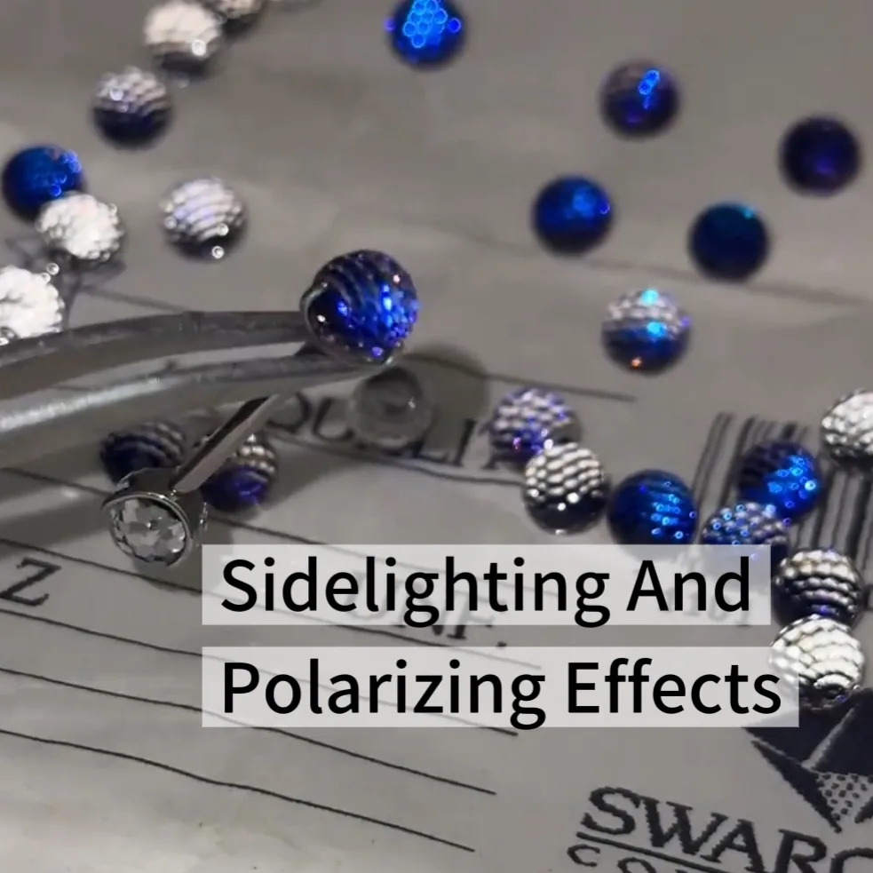 Gradient Blue Disco Ball Tongue Stud thumbnail 4
