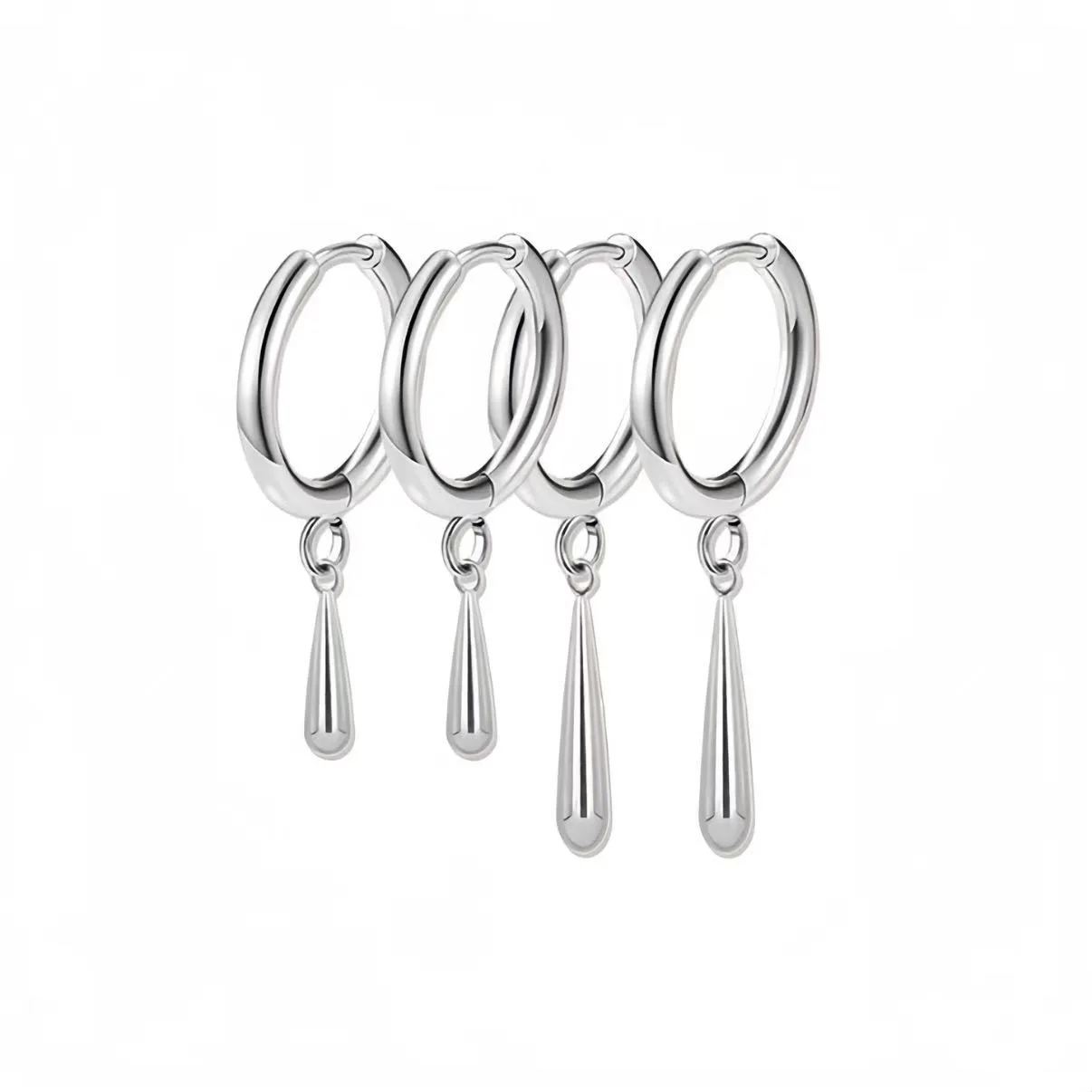 Titanium Alloy Stud Earrings - View 1