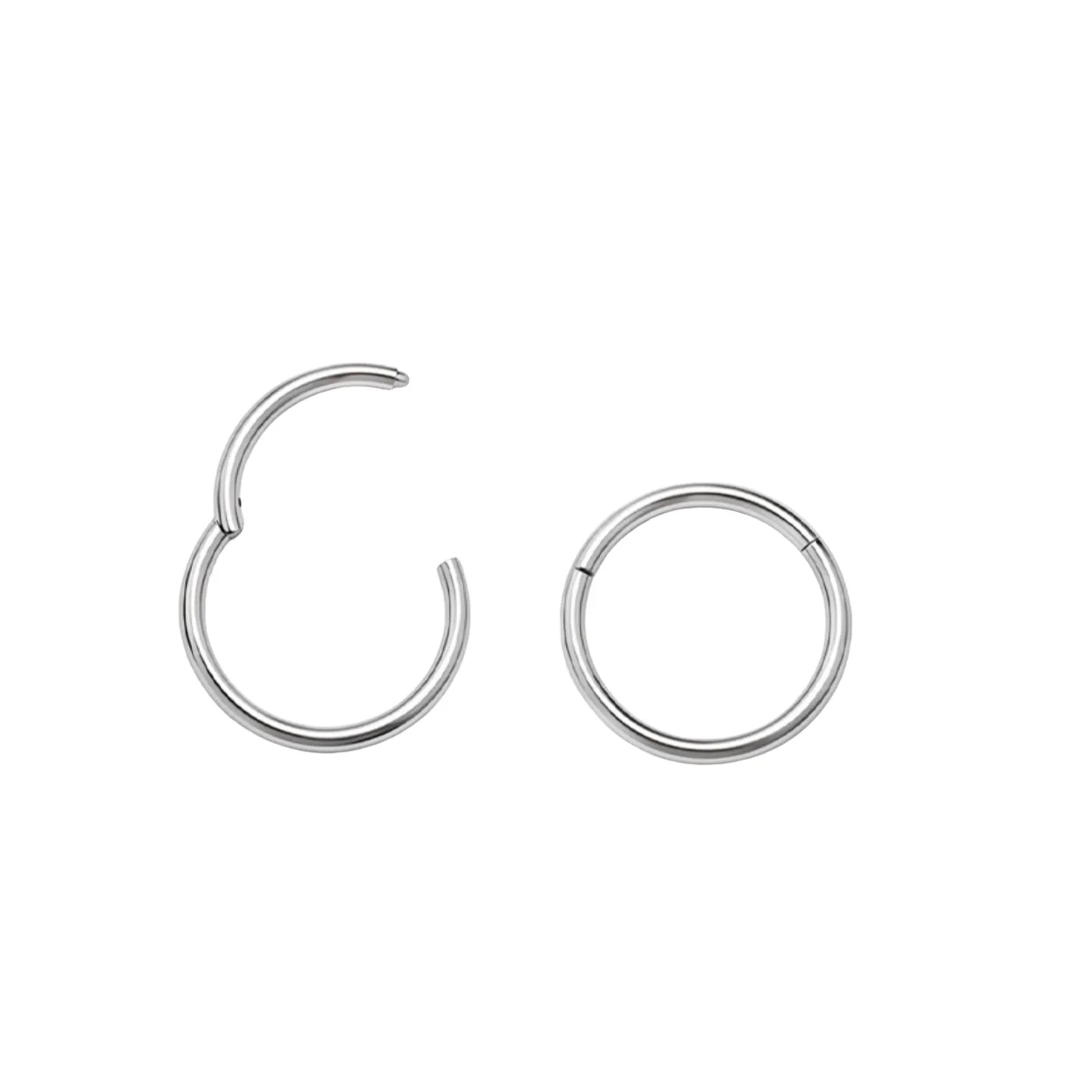 Titanium Drop Stud Earrings