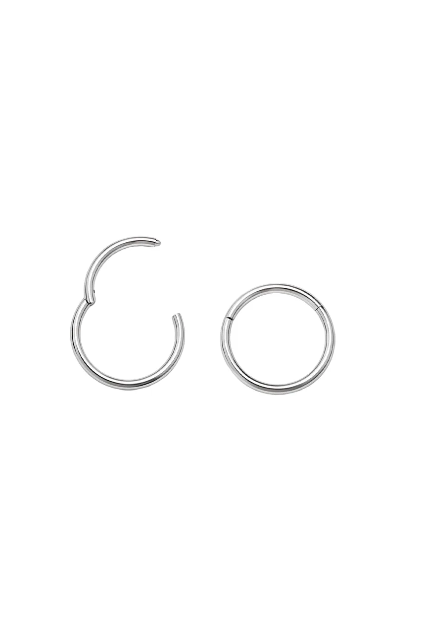 Titanium Drop Stud Earrings - alternate view