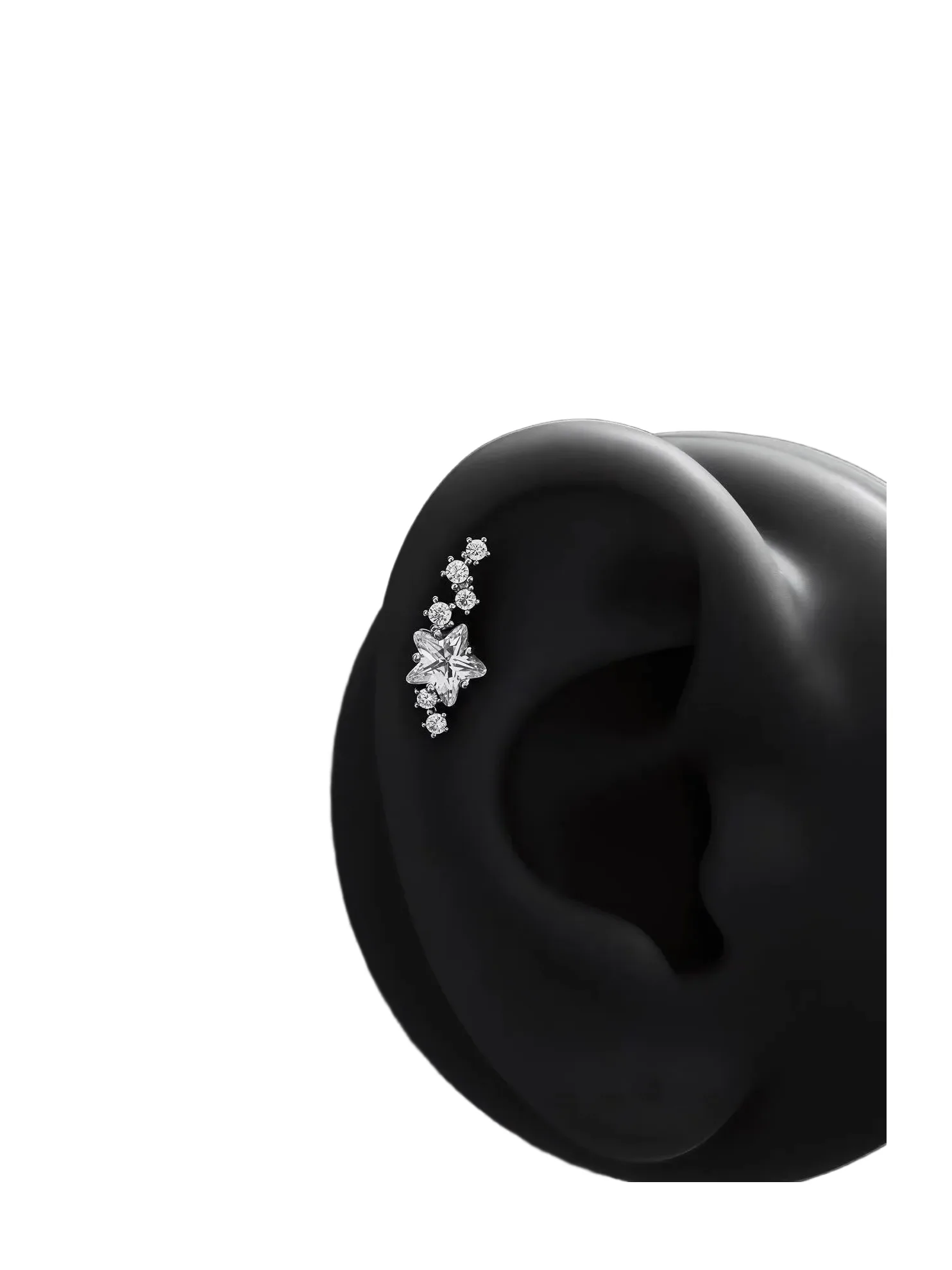 Meteorite Zircon Earrings